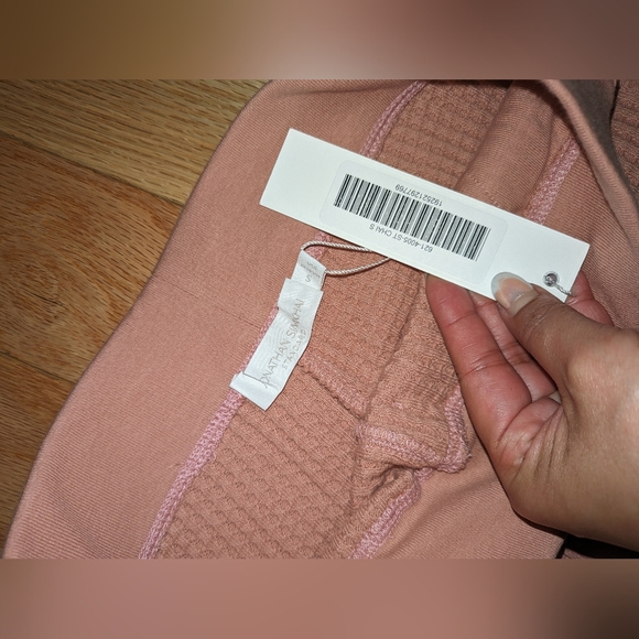 8. NWT JONATHAN SIMKHAI SAVANNAH WAFFLE JOGGER IN CHAI - Picture 7 of 7